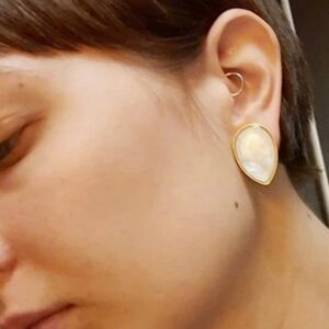 Casvort 2 PCS 00G Hypoallergenic 316 Stainless Steel Wedding Counch Shell Guage